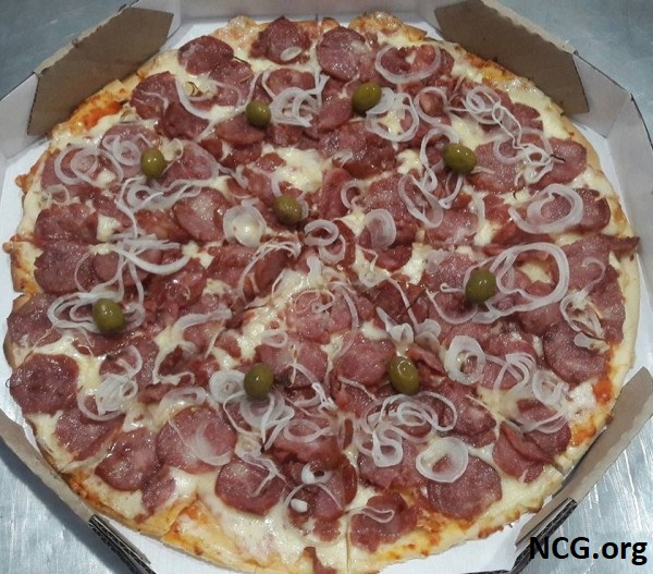 Pizza calabresa sem gluten e sem lactose - Pizzaria sem gluten e lactose em Paraná (PR) Pizzaria Artesanal - Não Contém Gluten