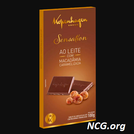 Barra de chocolate ao leite sem gluten - Chocolate Kopenhagen tem gluten ? Veja aqui a resposta do SAC - NaoContemGluten.ORG