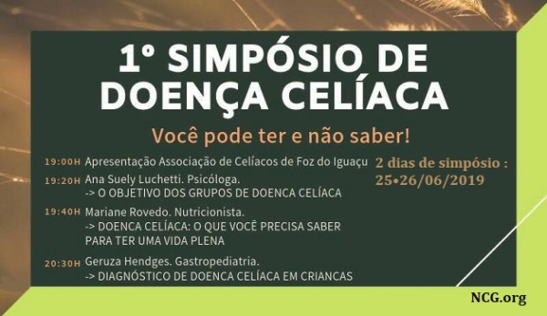 Primeiro Simpósio de Doença Celíaca no Paraná !!