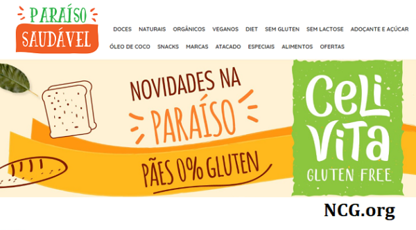Paraiso Saudavel : Loja de produtos sem gluten em São Paulo - SP