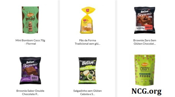 Natue : Loja de produtos sem gluten → Entrega em todo Brasil
