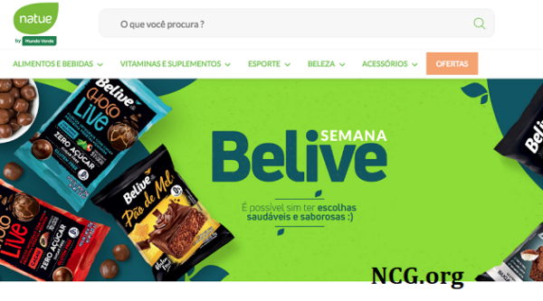 Natue : Loja de produtos sem gluten → Entrega em todo Brasil