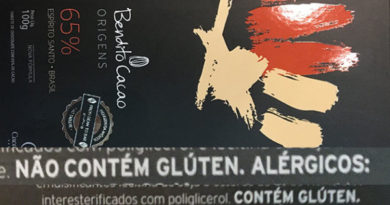 Afinal chocolate Bendito Cacau da Cacau Show tem gluten ou não tem?