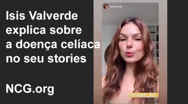 Isis Valverde explica o que é doença celíaca em seu stories do Instagram