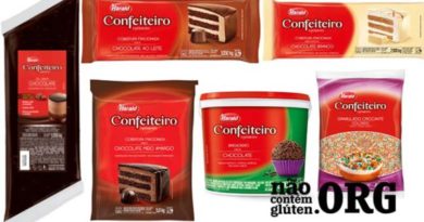 Chocolate confeiteiro contém gluten ? Confira a resposta do SAC