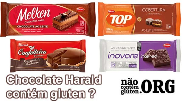 Chocolate Harald contém gluten ? Confira a resposta do SAC